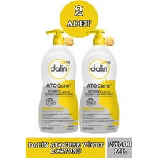 Zemira Dalin Care Atocure Losyon, 500 Ml, 2 Adet, Atopiye Eğilimli Hassas Cilt