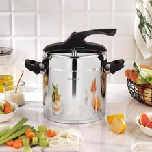 Zemira Schafer Pro Düdüklü Tencere 8 L-Inox