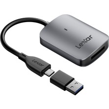 Zemira Lexar RW515 Cfexpress Tip A Kart Okuyucu, 900 Mb/s'ye Kadar, Cfe Tip A Kart Için USB 3.2 Gen 2 Bell