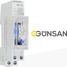 Zemira Günsan Mekanik Zaman Saati 100 Saat Rezervli, 24 Saatlik Otomat Tipi (220–240V Ac / 230V~)