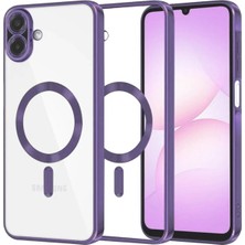 sbodurhome   Samsung Galaxy A07 4g Kross Magneticsafe Kapak - Mor