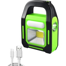 Zemira Fbs LED Solar Işıldak Fener Güneş Enerjili USB Kamp Lambası