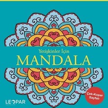 Leopar Yayınları Yetişkinler Için Mandala - Mavi