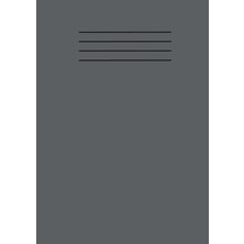 Zemira Independently Published Grey A4 School Exercise Book Lined Paper Workbook Supplies 101 Pages With M