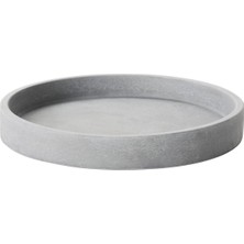 Zemira Saksı Altlığı, Gri, 15 cm
