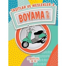 Yediveren Çocuk Taşıtlar ve Meslekler 2 Boyama Kitabı