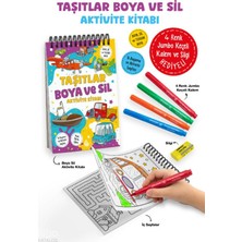 Bigkids Yayınları Taşıtlar - Boya ve Sil Aktivite Kitabı