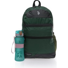 Zemira U.s. Assn. U.s. Polo. Assn. Unisex Okul Çanta Seti PLSET2430011,YEŞIL Tek Ebat