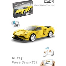 Zemira Cada Evo Yarış Arabası Uzaktan Kumandalı -C51074W (289 Parça) Oyuncak Yapım Seti