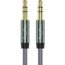 Zemira Veggieg 3.5mm Trs Hi-Fi Örgülü Aux Ses Kablosu 3 Metre