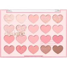Zemira Dasique Mat Işıltılı Tonlardan Oluşan 20 Renkli Far Paleti Mood Shadow Palette (06 Sweet Heart),