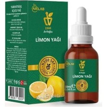 Zemira Arifoğlu Limon Yağı 10ML%100 Saf Arlab Lemon Oil Pure Citrus Limon Peel Oil