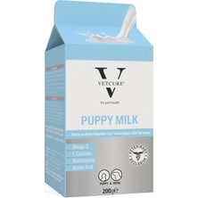 Zemira Vetcure Puppy Milk Yavru Anne Için Tamamlayıcı Süt Tozu Takviyesi 200 gr