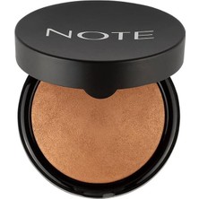 Zemira Note Cosmetics Baked Blusher 05 Mocha Taste Işıltılı Fırınlanmış Toz Allık