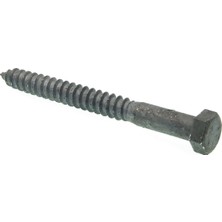 Zemira Prime-Line 9057073 Hex Lag Vidalar, 1/2 Inç x 5 In., A307 Grade A Sıcak Daldırma Galvanizli Çelik (