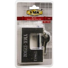 Yuma YMK-1290R Gri Kayar Milli Asma Kilit 90MM