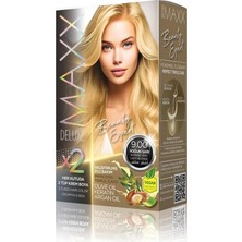 Zemira Maxx Deluxe Beauty Expert Hair Color (Kerati̇n)'li̇ 1 Kutu (2 x 50 Ml) (Yoğun Sarı 9.00)