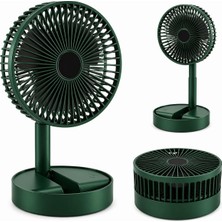 Zemira Robeve Masaüstü Şarjlı Vantilatör Katlanabilir Taşınabilir Fan – 3 Kademeli Hız, USB Şarjlı, Uzun P