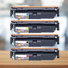 Zemira Tonermax 230A W2300A Toner Takımı - Çipli / Color Laserjet Pro 4203DN / 4203DW / 4