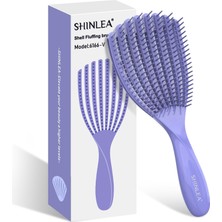 Zemira Shinlea Detangle Saç Fırçası, Pro Kıvırcık Saç Fırçası - 3A Ila 4c Bukleler Için Kalın Afro Buklele