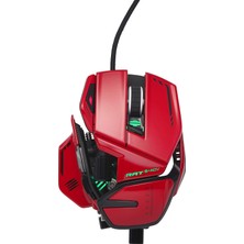 Zemira Mad Catz Rat 8+ Adv Oyun Faresi (USB/KIRMIZI/20000DPI/11 Düğme) - MR06DCINRD000-0