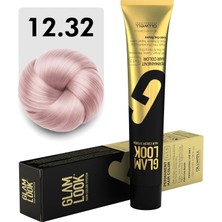 Zemira Glamlook Kalıcı Saç Boyası | 12.32 Platin Sarı Dore Irize | 100 ml | Koruyucu, Nemlendirici, Besley