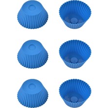 Zemira Mini Brownie Muffin Kalıbı, 7x3 Cm, Cupcake Kalıbı, Bpa Içermez, 6 Adet