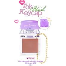 Zemira Peripera Ciltte Kremden Pudra Dokuya Dönüşen Allık Tok Blush Keycap (21 Xia Rose)