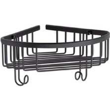 Zemira System Banyo Duş Raf Sistemi Siyah Renk 127X196X250 mm