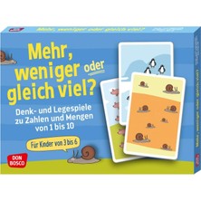 Zemira Mehr, Weniger Oder Gleich Viel?: Denk- Und Legespiele Zu Zahlen Und Mengen Von 1 Bis 10 (Denk- Und
