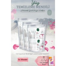Zemira Mistik Gül Suyu 90'lı Yüz Temizleme Mendili Pamuk Hediyeli