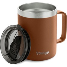 Zemira 1 Cap Daily Mug Kupa Çelik Termos 350 ml Autumn Leaf ST-267