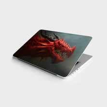 Zemira Sticker Bilgisayar Pc Kaplama Etiketi Kızıl Ejder