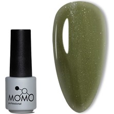 Zemira Momo Professional Kalıcı Oje S012 Simli Haki Yeşil 4 ml