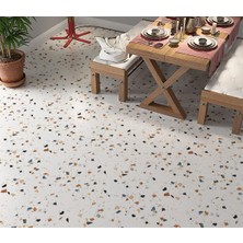 Zemira Stickerart Yer Kaplama Zemin Kaplama Folyosu 65X130 cm Terrazzo Mermer