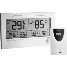 Zemira Tfa TFA30.3049 Twin Plus Telsiz Termometre Nem Ölçer, Siyah