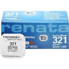 sbodurhome Renata 321 SR616SW 1.55V Alkalin Saat Pili 10 Adet