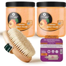 Zemira 1.600 G. Body Scrup Selülit Peeling Batık Karşıtı Vücut Peelingi Doğal Atkili Firçali