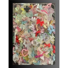 Zemira Fontenay 3D Tırnaksüsleri Tırnak Charm Kurdele Gül Ayıcık Nail Charms Nail Objeleri 500 Ad