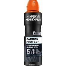Zemira L'oreal Paris Men Expert Carbon Protect Anti Perspirant Sprey Deodorant 150 ml