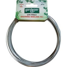 Zemira Gardener 3115 Galvanizli Çok Amaçlı Bağlama Teli - 1,5mm x 12M