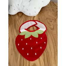Zemira Bebek Mama Önlüğü Çilek Figürlü