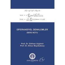İstanbul Okan Üniversitesi Diferansiyel Denklemler Ders Notu