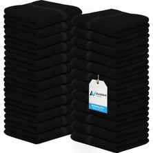 Zemira Avalon Towels Pamuklu Bezler - 30,48 x 30,48 cm 24'lü Değer Paketi - Ring Eğirme Pamuktan Ü