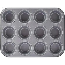 Zemira Xesha Muffin Kalıbı 12 Bölmeli Tartolet Kalıbı 12 Li Kek Kalıbı Çok Amaçlı Kalıp