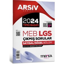 Marka Yayınları 2024 Lgs 8. Sınıf Arşiv Serisi Tıpkı Basım Çıkmış Sorular Tamamı Video Çözümlü