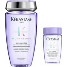 Zemira Blond Absolu Bain Lumiere Şampuan 250 ml + Blond Absolu Bain Lumiere Şampuan 80 ml