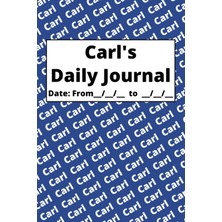 Zemira Independently Published Personalized Daily Journal - Carl: Cover