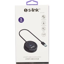 Zemira S-Link SW-U300 4 Port USB 3.0 Gri USB Hub