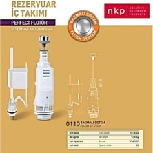 Zemira Nkp Basmalı Rezervuar Iç Takım Hidro Flatör NKP-0110